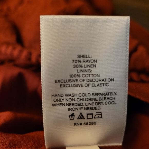 Express Linen blend Ruffle Sleeve top Size XL - Picture 10 of 12